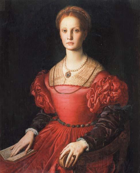 Agnolo Bronzino Portrait of Lucrezia Pucci Panciatichi Norge oil painting art
